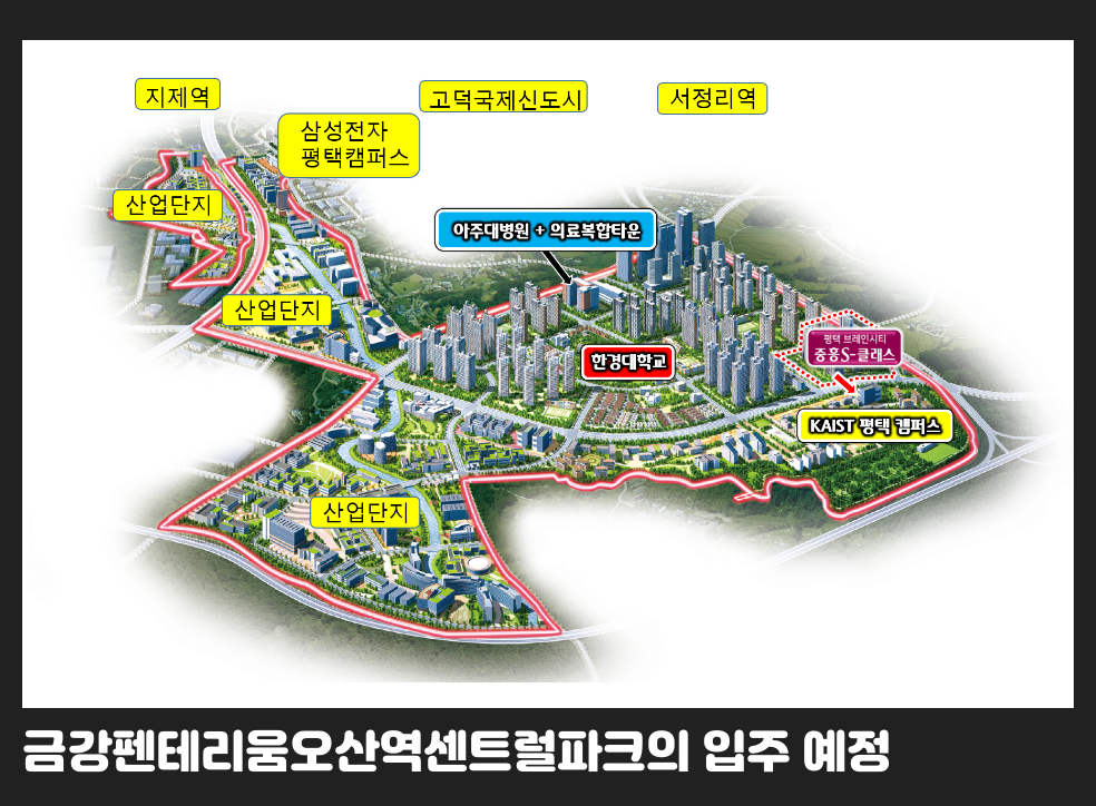 금강펜테리움오산역센트럴파크의 입주 예정