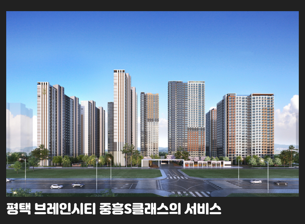 평택 브레인시티 중흥S클래스의 서비스