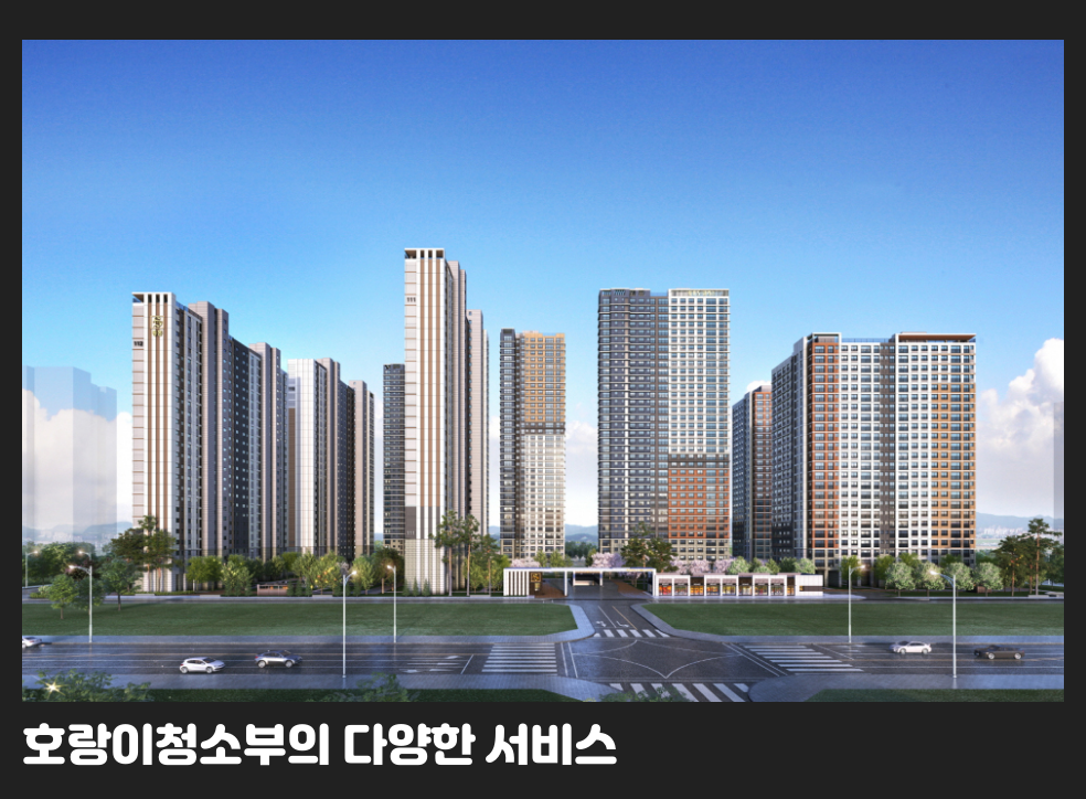 호랑이청소부의 다양한 서비스