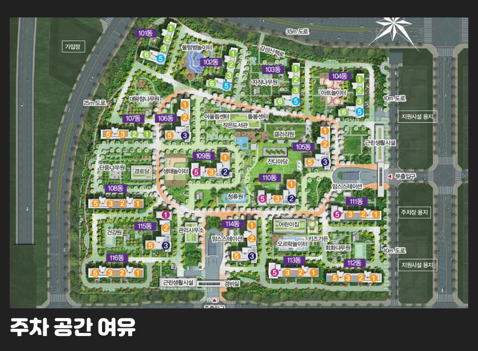 주차 공간 여유