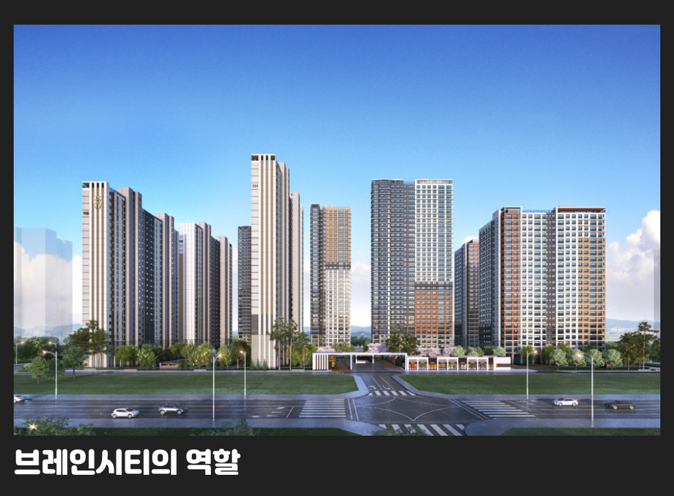 브레인시티의 역할