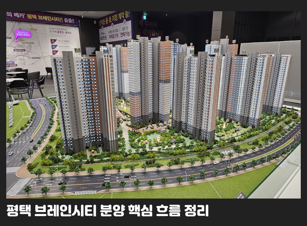 평택 브레인시티 분양 핵심 흐름 정리