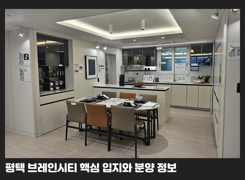 평택 브레인시티 핵심 입지와 분양 정보
