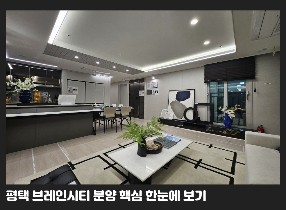 평택 브레인시티 분양 핵심 한눈에 보기