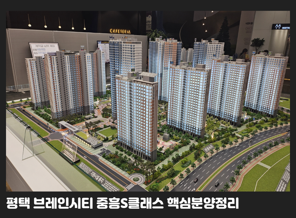 평택 브레인시티 중흥S클래스 핵심분양정리